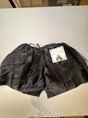 COUNT Tulle Capelet Black Girls One Size Halloween Costume Accessory